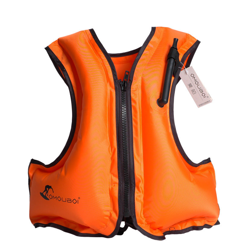 Spot Inflatable Life Jackets, Children's Snorkeling Buoyancy Vest, Adult Free Size Buoyancy Boat Fishing Life Jackets