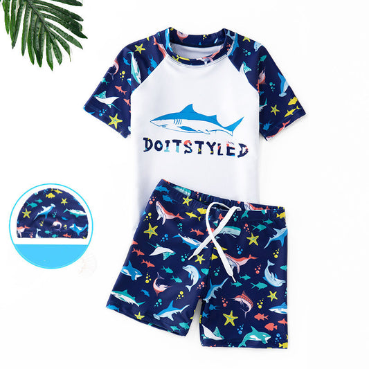 Split swimsuit for children