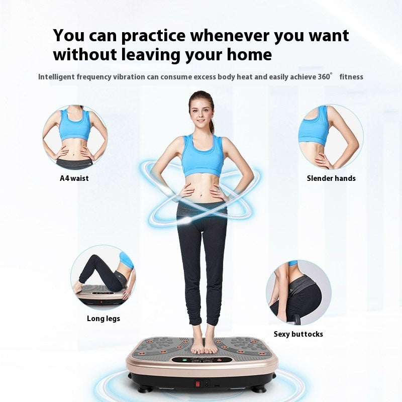 Lose Weight Belly-slimming Lazy Standing Vibration Shiver Machine Waist Slimming Power Plate