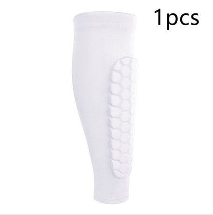 Honeycomb Shank Protection Foot Sock Men's Anti-collision Non-slip