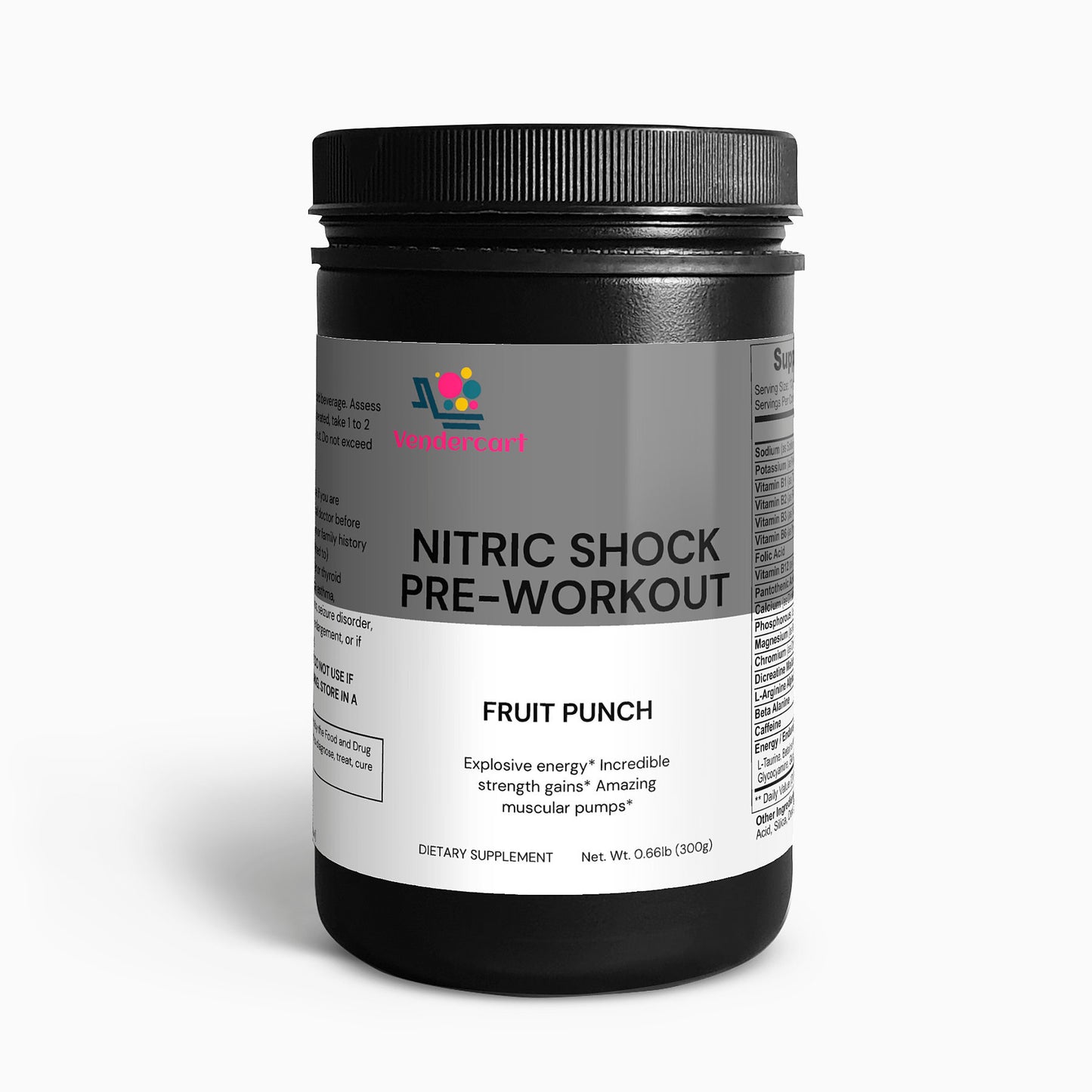 NITRIC SHOCK PRE WORKOUT FRUIT PUNCH