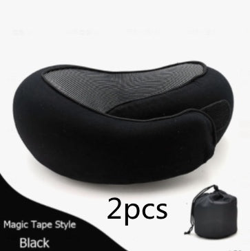 Travel Neck Pillow Non-Deformed Airplane Pillow Travel Neck Cushion Durable U-Shaped Travel Memory Cotton Nap Neck Pillow