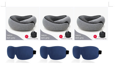 Durable U-shaped Memory Cotton Neck Pillow For Travel