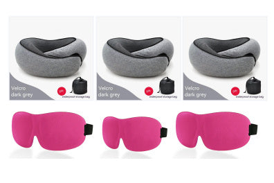 Durable U-shaped Memory Cotton Neck Pillow For Travel